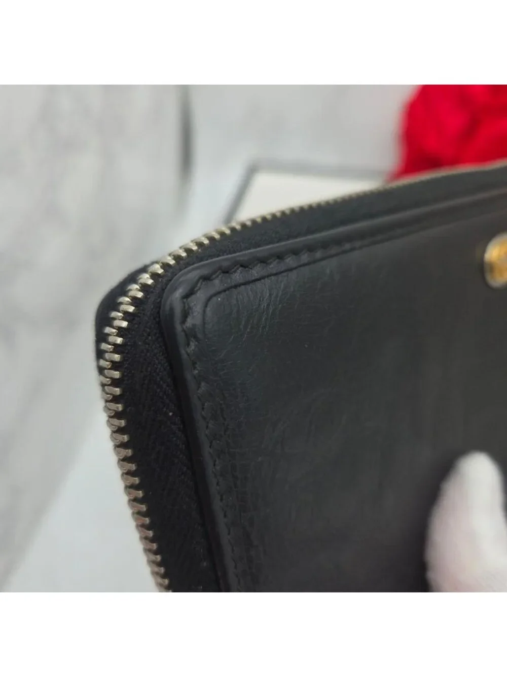 ★SOLD★ Gucci Processing Wallet GG Marina Black - Picture 5 of 15